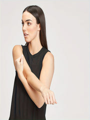 Solid Sleeveless Top Sports Running Tank Top