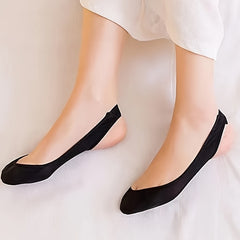 4 Pairs Hollow Out Invisible Suspender Socks Women's Stockings