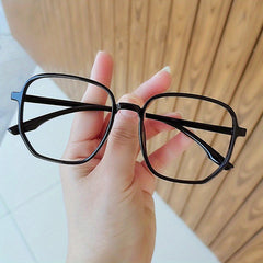Oversized Light Blocking Glasses Clear Lens Eyeglasses Frame