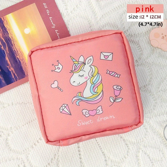 Sanitary Napkin Storage Bag Organizer Cosmetic Bag