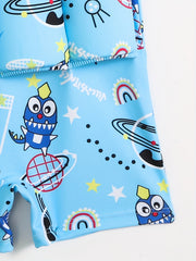 Kids Buoyancy Swimsuit Boys Baby Cartoon Graphic Swimming Equipment