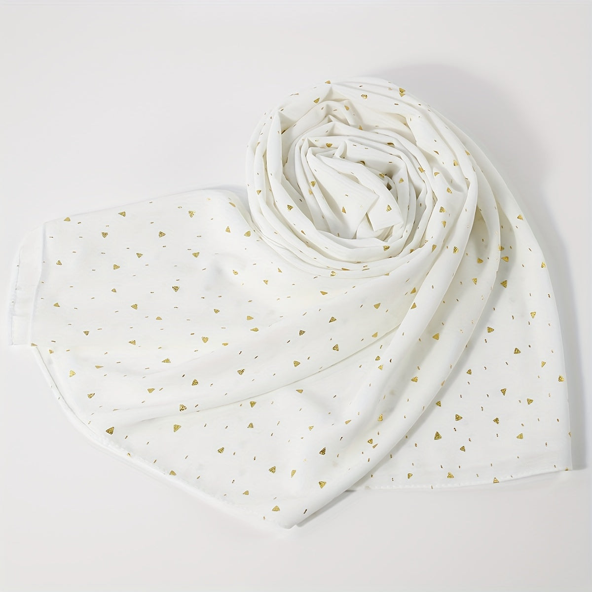 Boho Hot Stamping Chiffon Scarf Thin Hijab Sunscreen Turban Bandana