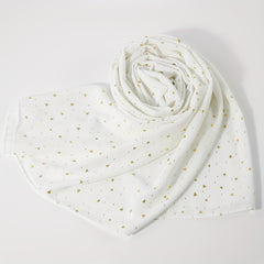 Boho Hot Stamping Chiffon Scarf Thin Hijab Sunscreen Turban Bandana