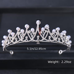 Rhinestone Bridal Crown Tiara for Wedding & Party