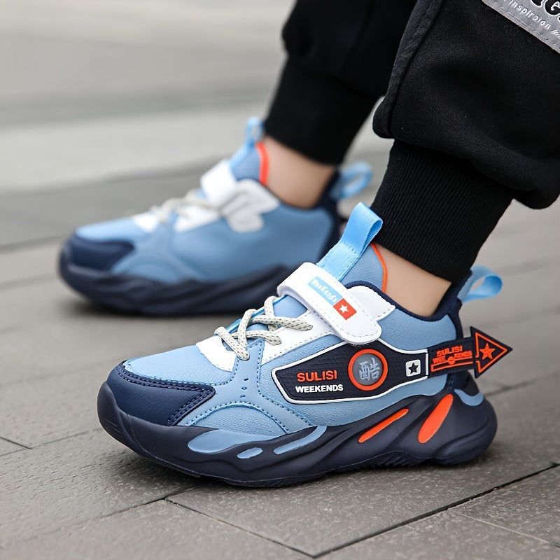 Boys Basketball Shoes Comfy Non Slip Sneakers Indoor Outdoor