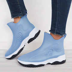 Women's Waterproof Rain Boots - Anti Slip Outdoor Short Boots