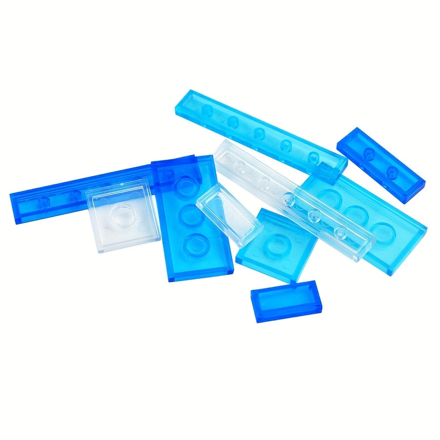 Clear Smooth Bricks & Tile Building Blocks