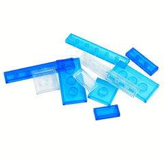 Clear Smooth Bricks & Tile Building Blocks