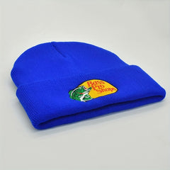 Embroidered Knitted Hat Pullover for Men