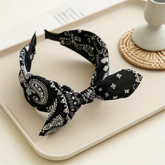 Retro Pattern Hair Hoop Headwear Hair Accessories For Washing Face Makeup