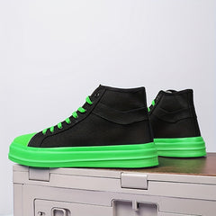 Unisex High Top Canvas Shoes Comfy Non Slip Skate Sneakers