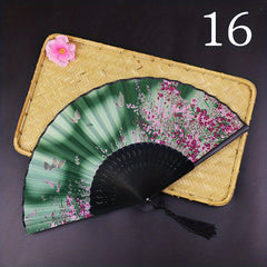 Vintage Folding Fan Portable Dance Fan Japanese Style Fan