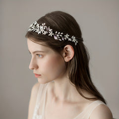 Faux Pearl Crystal Head Piece Bridal Wedding Hair Accessories