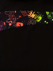 Reflective Boy's 2pcs Hoodie & Sweatpants Set Colorful Graphic Outfits
