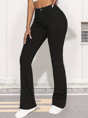 High Rise Bell Bottom Jeans Women's Denim