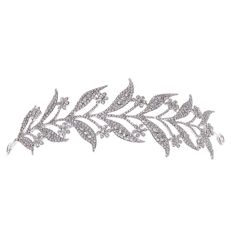 Rhinestone Leaf Hair Vine Bridal Tiara Wedding Hair Pin