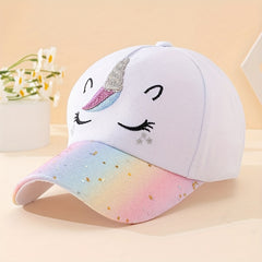 Kids Sleeping Unicorn Baseball Cap Visor
