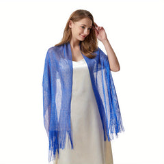 Thin Filigree Shawl Beach Towel for Prom Party