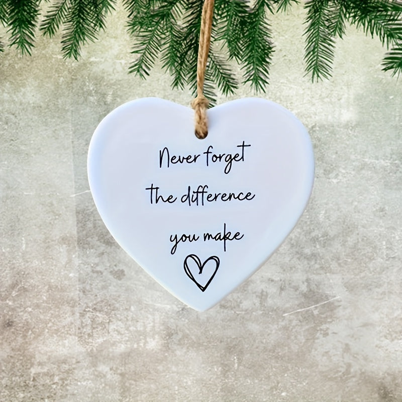 2pcs Thank You Gift Never Forget The Difference You Make Friendship Gift