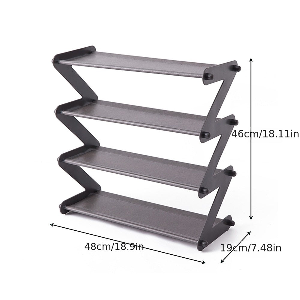 Shoe Rack Assembly Home Bookshelf