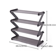 Shoe Rack Assembly Home Bookshelf