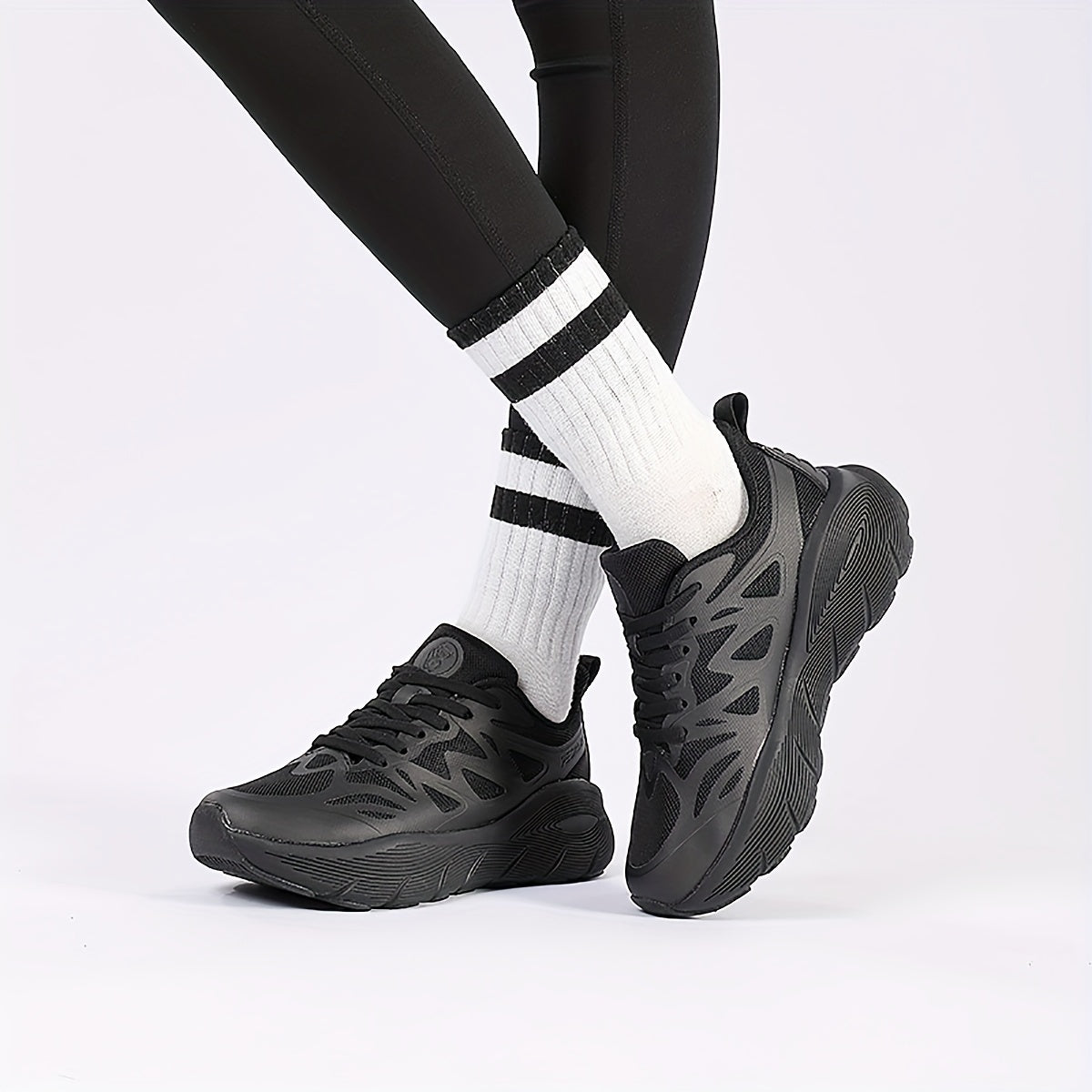 Women's Shock Absorption Running Shoes, Height Increased Platform