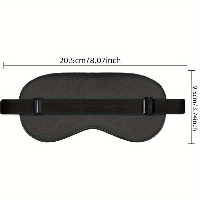 Adjustable Soft Breathable Eye Mask Blackout Blindfold for Sleep and Travel