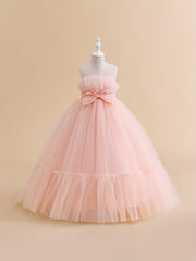 Flower Girl Evening Dress Long Princess Birthday Party Dress