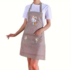 Adjustable Dirt-Resistant Chef's Apron with Pocket