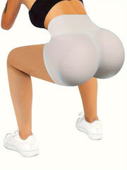 Women's Activewear Solid High Waist Sexy Yoga Shorts