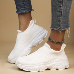 Women's Lightweight Breathable Running Shoes Slip On Casual Outdoor Sneakers