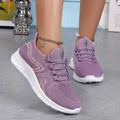 Soft Thick Bottom Heighten Shock Absorption Running Shoes