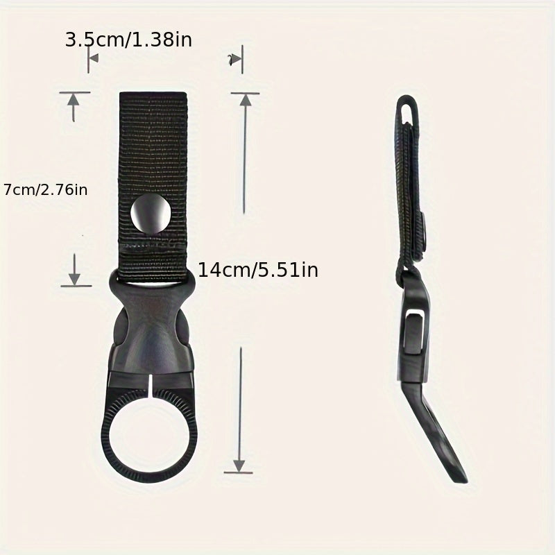 5pcs Bottle Hanging Buckle Keychain Webbing Strap