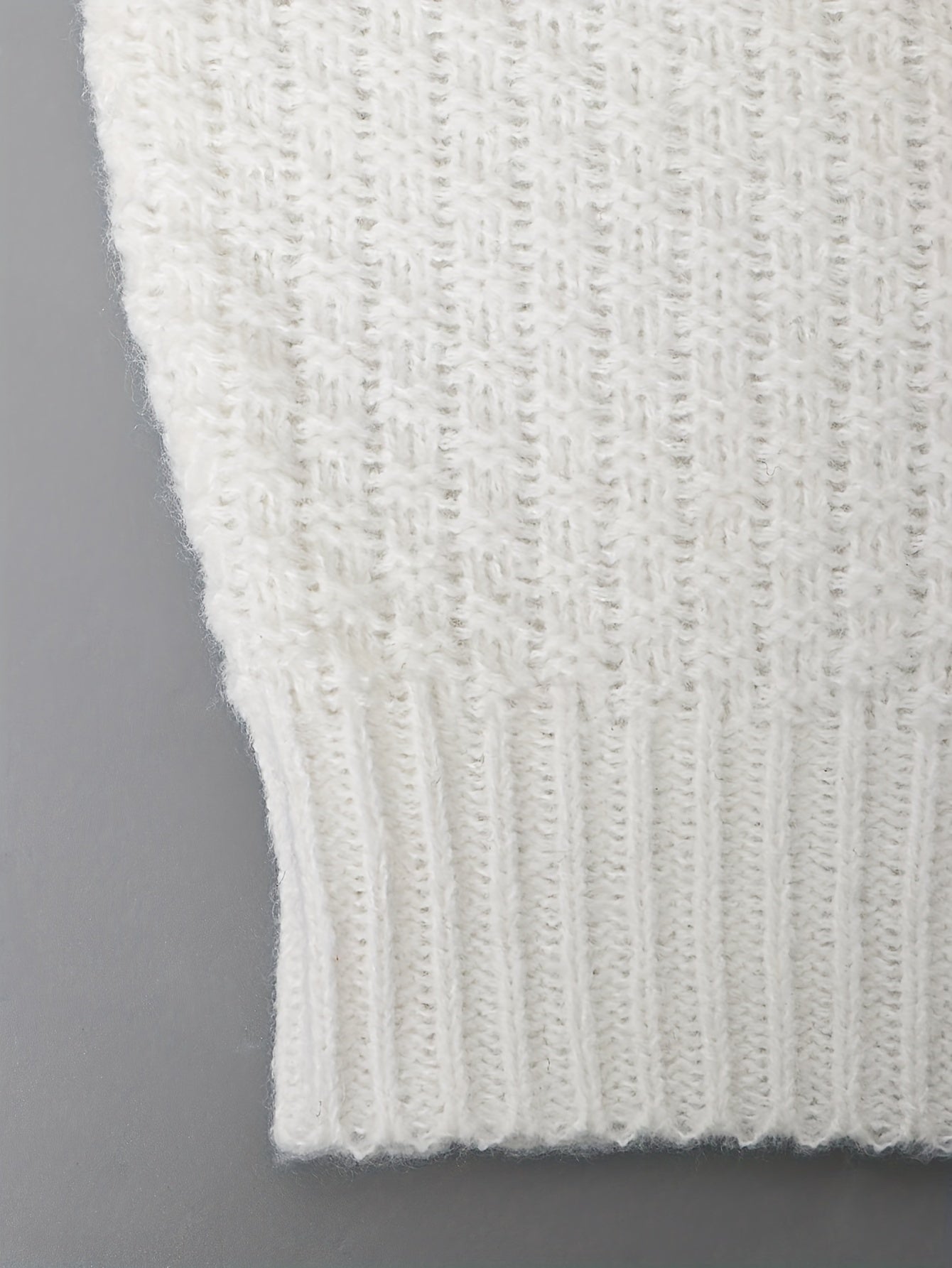 Casual Sweater Women's Plus Solid Turtleneck Knitted Pullover