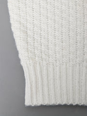 Casual Sweater Women's Plus Solid Turtleneck Knitted Pullover