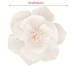 6pcs Paper Flower Decoration Supplies For Party Wedding Room Bridal Baby Shower
