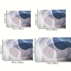 Soft Fluffy Plush Area Rugs Geometric Shaggy Rugs Anti Skid Furry