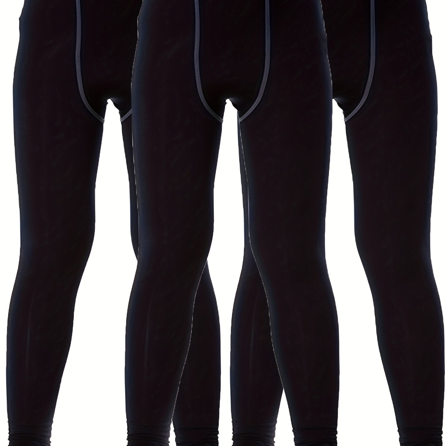3pcs Boy's Compression Sports Leggings Slim Fit Pants Quick drying