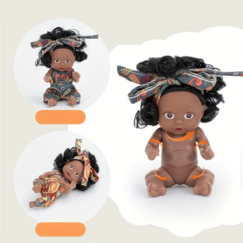 6pcs Fairy Princess Doll Set with Pajamas, 4 Animal Youngsters Dolls