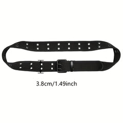 Canvas Pin Buckle Leather Belt for Men