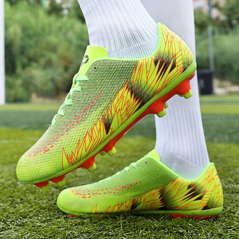 Kids AG Soccer Cleats Non Slip Boots for Running Training & Competition