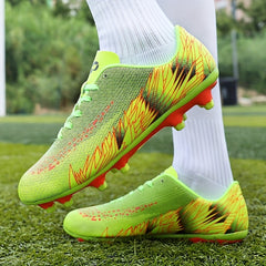 Kids AG Soccer Cleats Non Slip Boots for Running Training & Competition