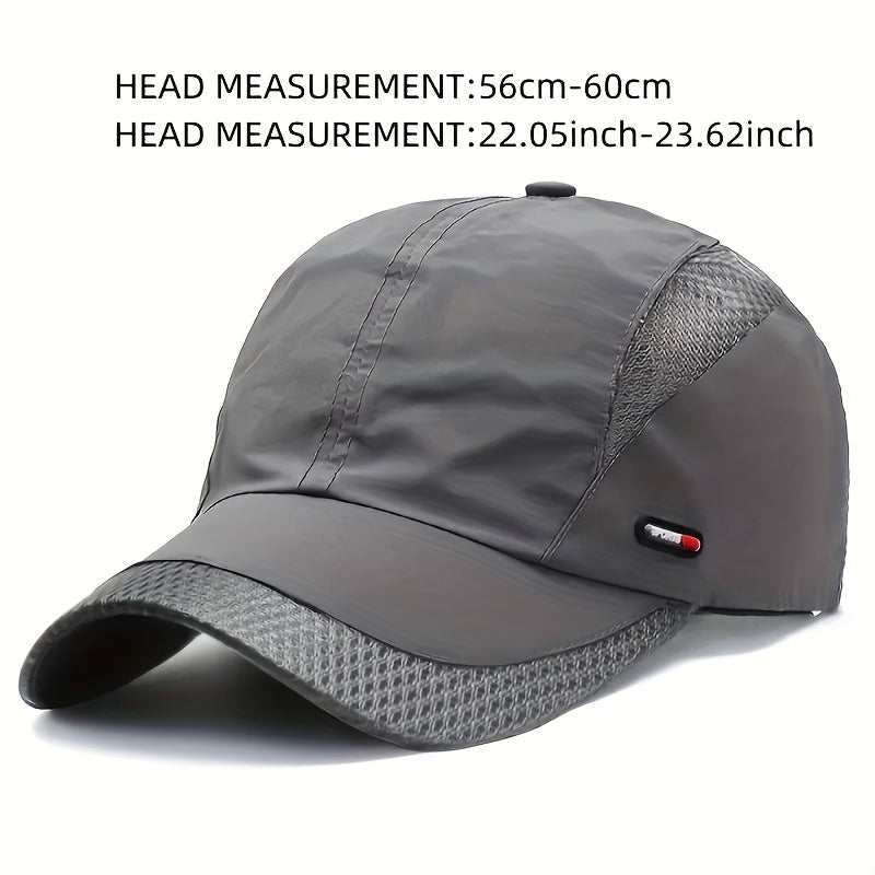 Thin Section Sunshade Quick drying Baseball Cap Mesh Cap Male Summer