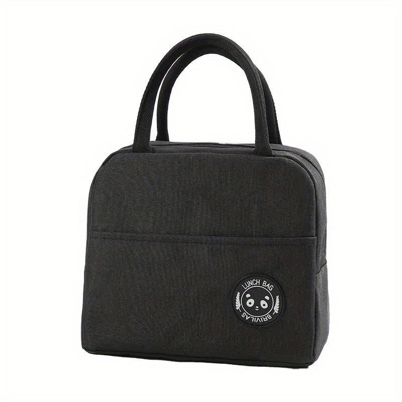 Insulated Lunch Box Bag Aluminum Foil Bento Cooler Handbag for Work & Out
