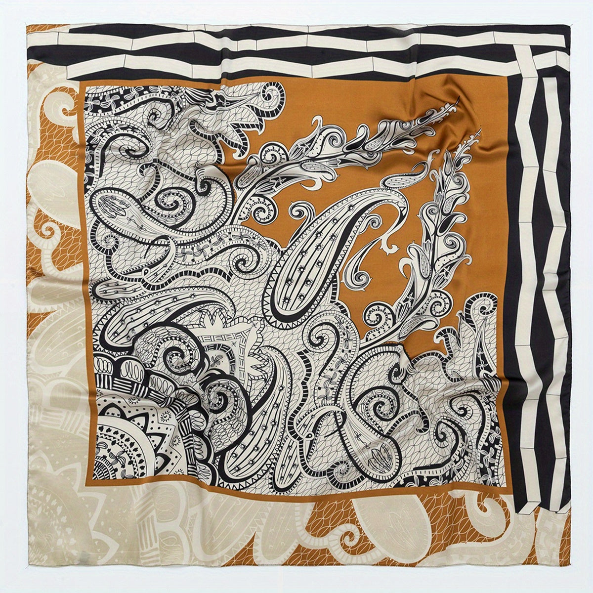 Paisley Bandana Silk Scarf Casual Shawl Wrap Head Wrap Charm