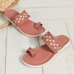 Women's Knitted Slide Sandals Comfortable Outdoor Shoes