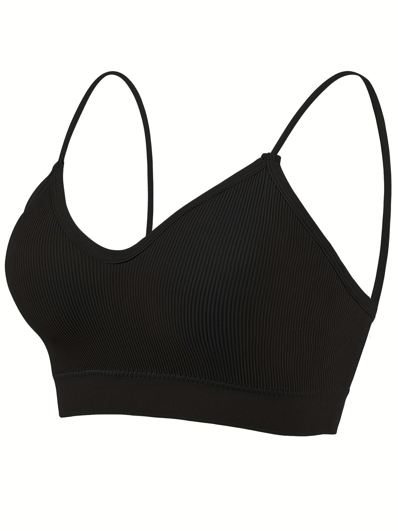 5Pcs Ribbed Wireless Bras Stretch Lingerie