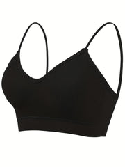 5Pcs Ribbed Wireless Bras Stretch Lingerie