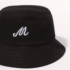 Embroidered Bucket Hat Casual Basin Hat Unisex Lightweight Sunscreen Fisherman