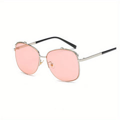 Unisex Oval Frame Personality Sunglasses UV Protection Windproof Sunglasses
